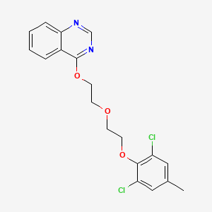 4-{2-[2-(2,6-dichloro-4-methylphenoxy)ethoxy]ethoxy}quinazoline