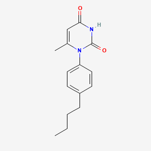 molecular formula C15H18N2O2 B5162161 1-(4-butylphenyl)-6-methyl-2,4(1H,3H)-pyrimidinedione 