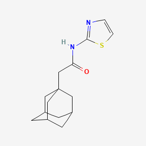 molecular formula C15H20N2OS B5162254 2-(1-adamantyl)-N-1,3-thiazol-2-ylacetamide 