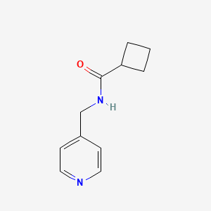 molecular formula C11H14N2O B5162361 N-(4-pyridinylmethyl)cyclobutanecarboxamide 