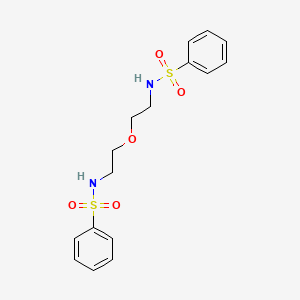 molecular formula C16H20N2O5S2 B5162380 N,N'-(oxydi-2,1-ethanediyl)dibenzenesulfonamide 