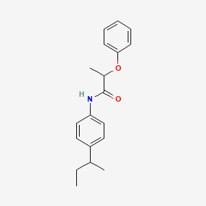 molecular formula C19H23NO2 B5162414 N-(4-sec-butylphenyl)-2-phenoxypropanamide 