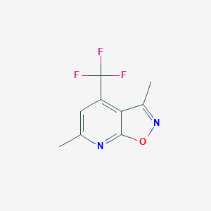 molecular formula C9H7F3N2O B5162423 3,6-dimethyl-4-(trifluoromethyl)isoxazolo[5,4-b]pyridine CAS No. 853312-91-1