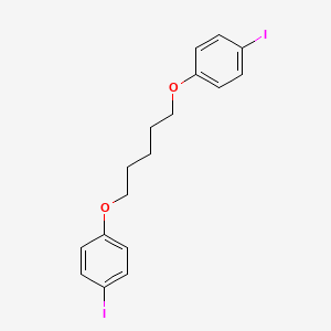 molecular formula C17H18I2O2 B5162524 1,1'-[1,5-pentanediylbis(oxy)]bis(4-iodobenzene) 