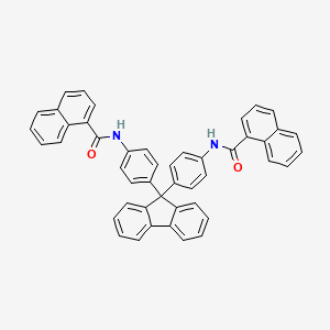 molecular formula C47H32N2O2 B5162689 N,N'-(9H-fluorene-9,9-diyldi-4,1-phenylene)di(1-naphthamide) 