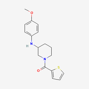 molecular formula C17H20N2O2S B5162713 N-(4-methoxyphenyl)-1-(2-thienylcarbonyl)-3-piperidinamine 