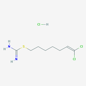 molecular formula C8H15Cl3N2S B5162737 7,7-dichloro-6-hepten-1-yl imidothiocarbamate hydrochloride 