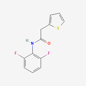 molecular formula C12H9F2NOS B5162773 N-(2,6-difluorophenyl)-2-(2-thienyl)acetamide 