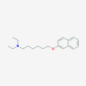 molecular formula C20H29NO B5162805 N,N-diethyl-6-(2-naphthyloxy)-1-hexanamine 