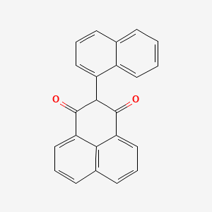 molecular formula C23H14O2 B5162813 2-(1-naphthyl)-1H-phenalene-1,3(2H)-dione 