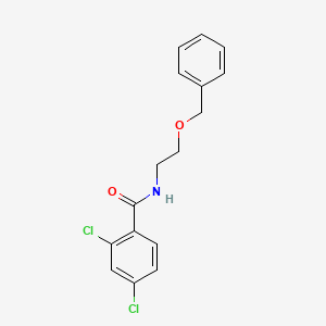 molecular formula C16H15Cl2NO2 B5162965 N-[2-(benzyloxy)ethyl]-2,4-dichlorobenzamide CAS No. 5929-33-9
