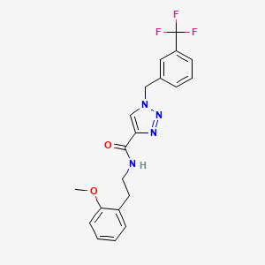 N-[2-(2-methoxyphenyl)ethyl]-1-[3-(trifluoromethyl)benzyl]-1H-1,2,3-triazole-4-carboxamide