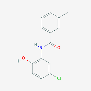 molecular formula C14H12ClNO2 B5163041 N-(5-chloro-2-hydroxyphenyl)-3-methylbenzamide 