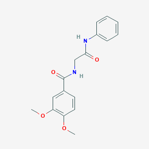 N-(2-anilino-2-oxoethyl)-3,4-dimethoxybenzamide