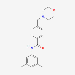 molecular formula C20H24N2O2 B5163137 N-(3,5-dimethylphenyl)-4-(4-morpholinylmethyl)benzamide 