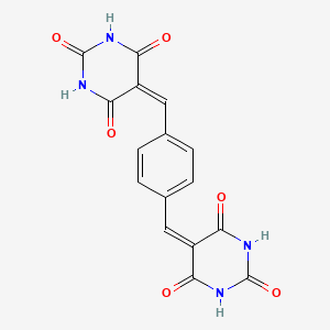5,5'-(1,4-phenylenedimethylylidene)di(2,4,6(1H,3H,5H)-pyrimidinetrione)