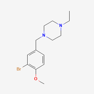 1-(3-bromo-4-methoxybenzyl)-4-ethylpiperazine