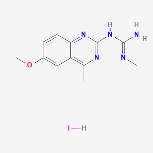 N-(6-methoxy-4-methyl-2-quinazolinyl)-N''-methylguanidine hydroiodide