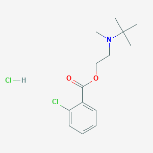 molecular formula C14H21Cl2NO2 B5163280 2-[tert-butyl(methyl)amino]ethyl 2-chlorobenzoate hydrochloride 