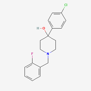 4-(4-chlorophenyl)-1-(2-fluorobenzyl)-4-piperidinol