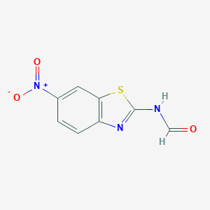 B051634 N-(6-Nitro-1,3-benzothiazol-2-yl)formamide CAS No. 118221-27-5