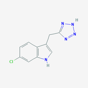 6-chloro-3-(2H-tetrazol-5-ylmethyl)-1H-indole