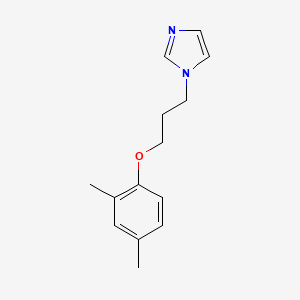molecular formula C14H18N2O B5163452 1-[3-(2,4-dimethylphenoxy)propyl]-1H-imidazole 