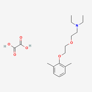 molecular formula C18H29NO6 B5163479 {2-[2-(2,6-dimethylphenoxy)ethoxy]ethyl}diethylamine oxalate 