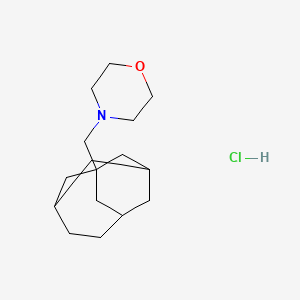 4-(tricyclo[4.3.1.1~3,8~]undec-1-ylmethyl)morpholine hydrochloride