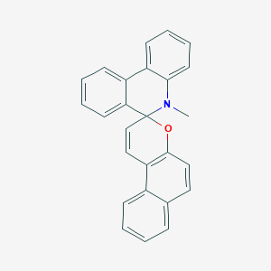 molecular formula C26H19NO B5163666 5'-methyl-5'H-spiro[benzo[f]chromene-3,6'-phenanthridine] 