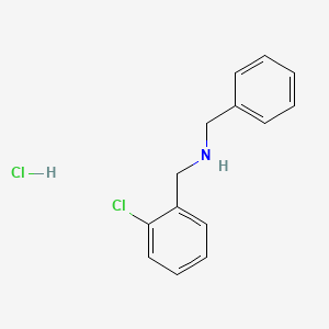 N-benzyl-1-(2-chlorophenyl)methanamine hydrochloride