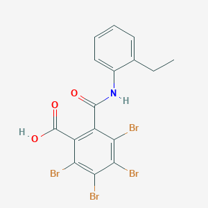 2,3,4,5-tetrabromo-6-{[(2-ethylphenyl)amino]carbonyl}benzoic acid