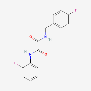 N-(4-fluorobenzyl)-N'-(2-fluorophenyl)ethanediamide