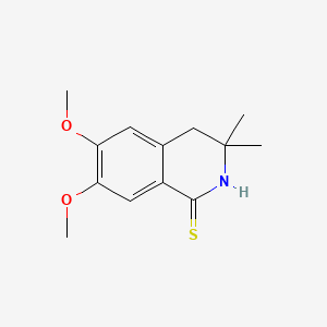 6,7-dimethoxy-3,3-dimethyl-3,4-dihydro-1(2H)-isoquinolinethione