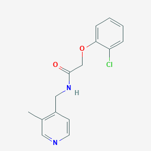2-(2-chlorophenoxy)-N-[(3-methyl-4-pyridinyl)methyl]acetamide trifluoroacetate