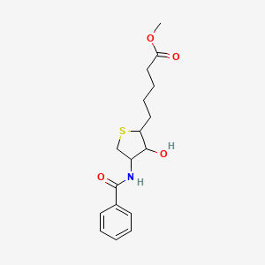 molecular formula C17H23NO4S B5164054 methyl 5-[4-(benzoylamino)-3-hydroxytetrahydro-2-thienyl]pentanoate 