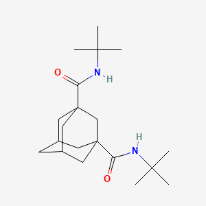 molecular formula C20H34N2O2 B5164084 N,N'-di-tert-butyl-1,3-adamantanedicarboxamide 