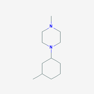 molecular formula C12H24N2 B5164116 1-methyl-4-(3-methylcyclohexyl)piperazine 