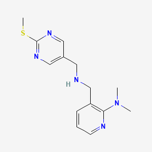 N,N-dimethyl-3-[({[2-(methylthio)-5-pyrimidinyl]methyl}amino)methyl]-2-pyridinamine