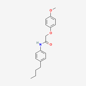 molecular formula C19H23NO3 B5164557 N-(4-butylphenyl)-2-(4-methoxyphenoxy)acetamide 