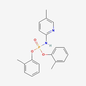 molecular formula C20H21N2O3P B5164771 bis(2-methylphenyl) (5-methyl-2-pyridinyl)amidophosphate CAS No. 3143-73-5