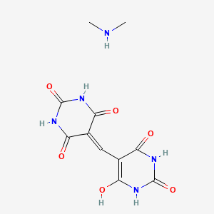 molecular formula C11H13N5O6 B5164788 5-[(6-hydroxy-2,4-dioxo-1,2,3,4-tetrahydro-5-pyrimidinyl)methylene]-2,4,6(1H,3H,5H)-pyrimidinetrione - N-methylmethanamine (1:1) 