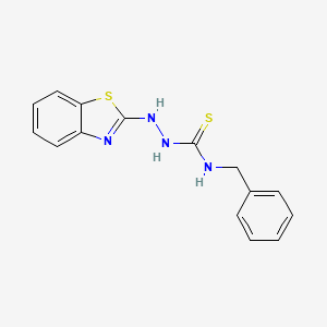 2-(1,3-benzothiazol-2-yl)-N-benzylhydrazinecarbothioamide