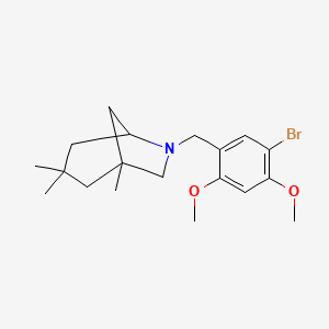 6-(5-bromo-2,4-dimethoxybenzyl)-1,3,3-trimethyl-6-azabicyclo[3.2.1]octane