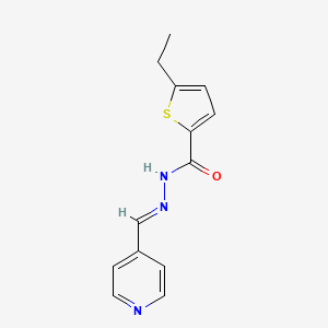 5-ethyl-N'-(4-pyridinylmethylene)-2-thiophenecarbohydrazide