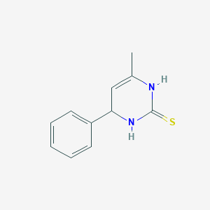 molecular formula C11H12N2S B5165122 6-甲基-4-苯基-3,4-二氢-2(1H)-嘧啶硫酮 