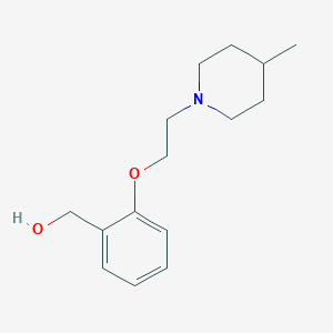 [2-[2-(4-Methylpiperidin-1-yl)ethoxy]phenyl]methanol