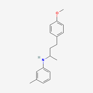 N-[3-(4-methoxyphenyl)-1-methylpropyl]-3-methylaniline