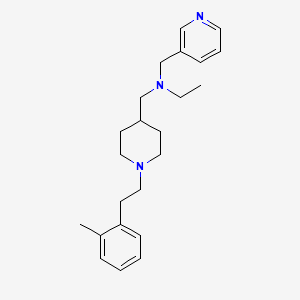 N-({1-[2-(2-methylphenyl)ethyl]-4-piperidinyl}methyl)-N-(3-pyridinylmethyl)ethanamine