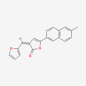 molecular formula C20H14O3 B5165599 3-(2-furylmethylene)-5-(6-methyl-2-naphthyl)-2(3H)-furanone 